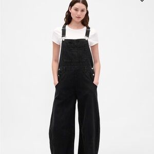 GAP Black Denim Overalls